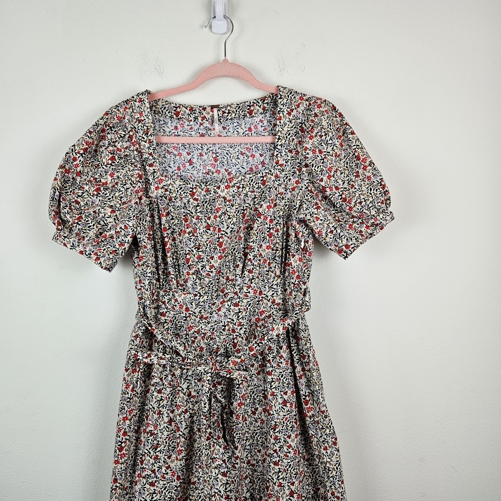 Free People Heartlands Maxi Dress in Ivory Combo Size Small - Picture 4 of 11